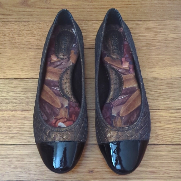 Brand new! Black & Brown Flats, Size 8.5 - Picture 3 of 9